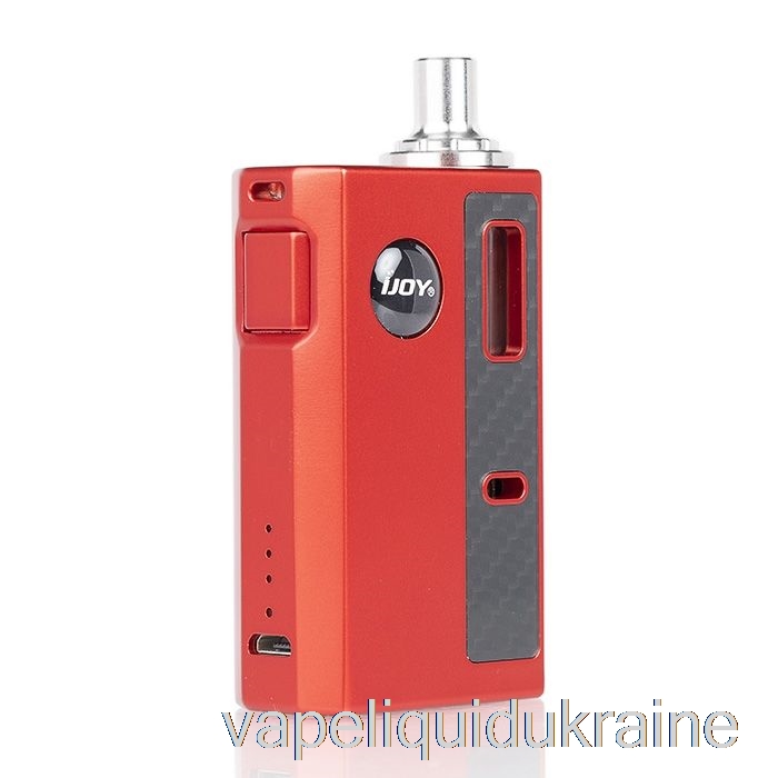 Vape Liquid Ukraine iJoy MERCURY 12W AIO Pod System Red Carbon